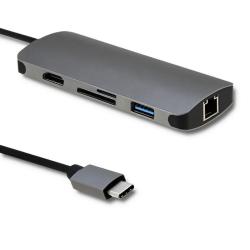 QOLTEC ADAPTER USB 3.1 C MĘSKI | HDMI ŻEŃSKIE | USB 3.0...