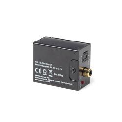 Adapter GEMBIRD DSC-OPT-RCA-001 (Toslink - RCA kolor czarny)