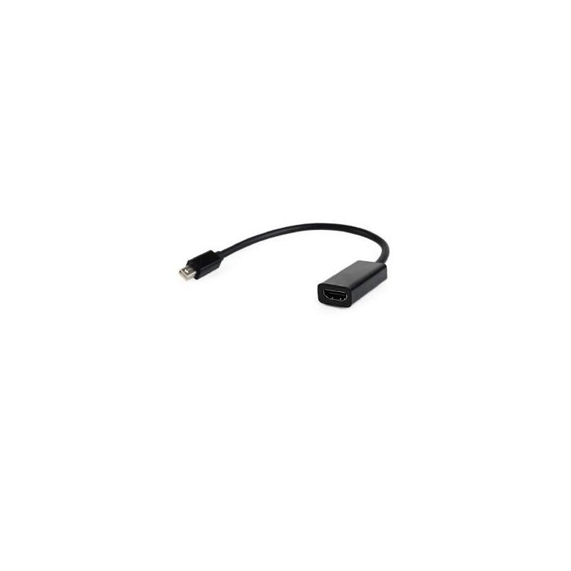 Adapter GEMBIRD A-MDPM-HDMIF-02 (Mini DisplayPort M - HDMI F 0,15m kolor czarny)