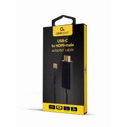 GEMBIRD ADAPTER USB TYP-C DO HDMI (M) 4K 60HZ, 2M