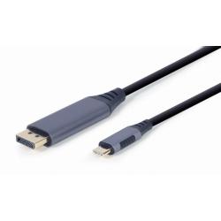 GEMBIRD ADAPTER USB TYP-C DO DISPLAYPORT NA KABLU 1.8M,...