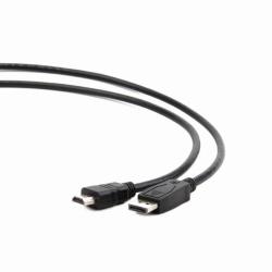 Kabel GEMBIRD CC-DP-HDMI-10M (HDMI M - DisplayPort M 10m kolor czarny)