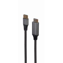 GEMBIRD KABEL DISPLAYPORT M - HDMI M/M 4K, 1.8M