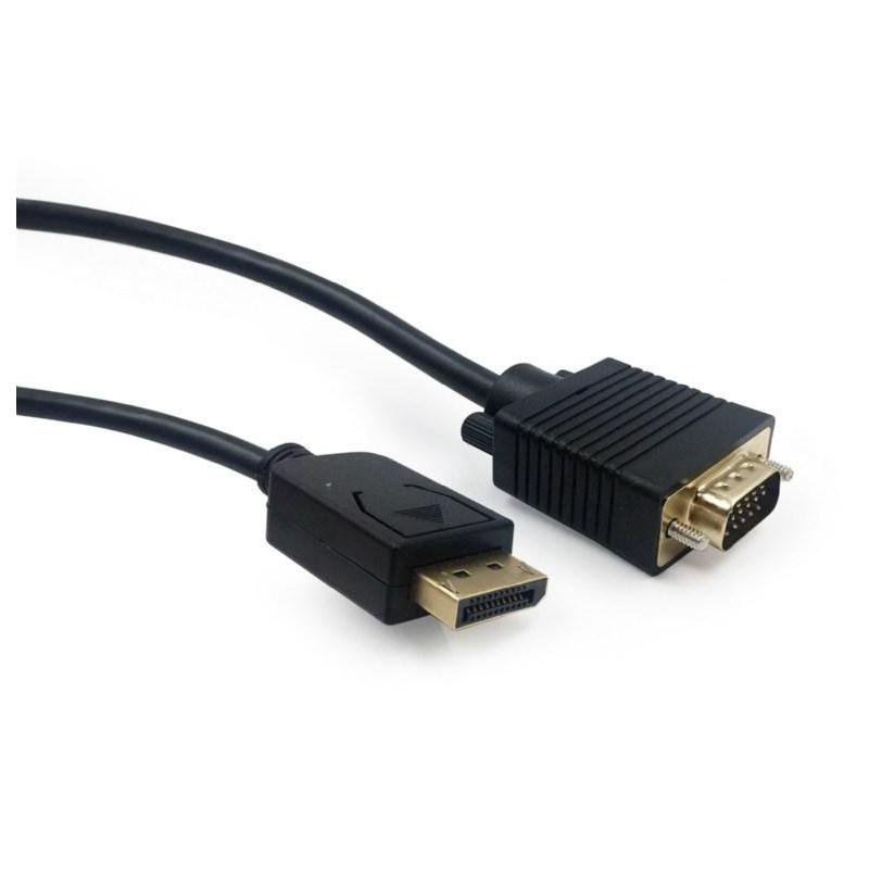 Kabel GEMBIRD CCP-DPM-VGAM-6 (D-Sub (VGA) M - DisplayPort M 1,8m kolor czarny)