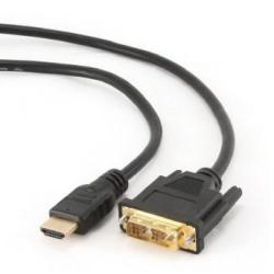 Kabel GEMBIRD CC-HDMI-DVI-6 (HDMI M - DVI-D M 1,8m kolor...