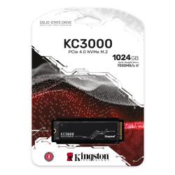 Dysk SSD Kingston KC3000 1TB M.2 NVMe PCIe Gen 4.0 x4 (7000/6000 MB/s) 2280