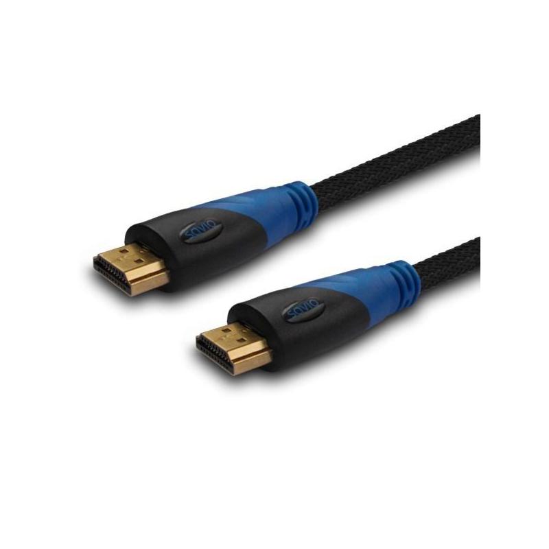 Kabel SAVIO cl-48 (HDMI - HDMI kolor czarny)