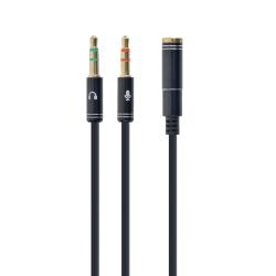 Kabel GEMBIRD CCA-418M (Mini Jack x2 M - 4-Pin, Jack...