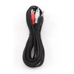 Kabel GEMBIRD CCA-458-5M (2x Cinch M - Mini Jack M 5m...