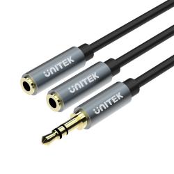 UINITEK PRZEWÓD MINIJACK 3,5MM (M) - 2X 3,5MM (F)