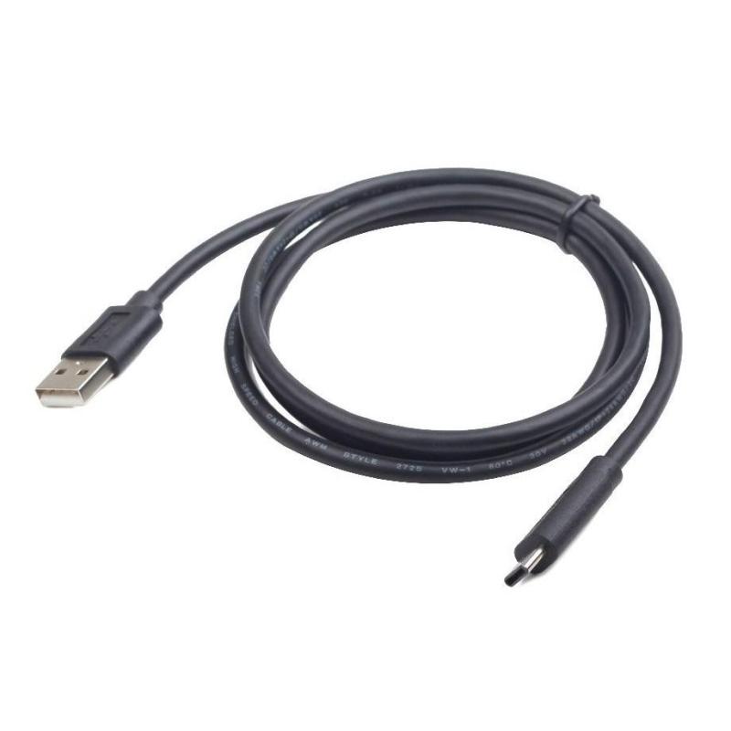 Kabel GEMBIRD CCP-USB2-AMCM-6 (USB 2.0 M - USB typu C M 1,8m kolor czarny)