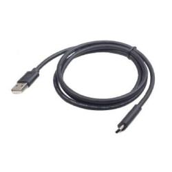 Kabel GEMBIRD CCP-USB2-AMCM-1M (USB 2.0 M - USB typu C M 1m kolor czarny)