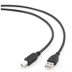 Kabel GEMBIRD CCP-USB2-AMBM-6 (USB 2.0 typu A M - USB 2.0 typu B M 1,8m kolor czarny)