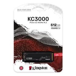 Dysk SSD Kingston KC3000 512GB M.2 NVMe PCIe Gen 4.0 x4 (7000/3900 MB/s) 2280