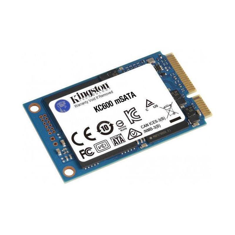 Dysk SSD Kingston KC600 256GB mSATA 1,8" (550/500 MB/s) NAND 3D TLC