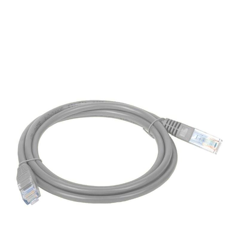 Patchcord UTP A-LAN KKU5SZA2 (RJ45 - RJ45 2m UTP kat. 5e kolor szary)