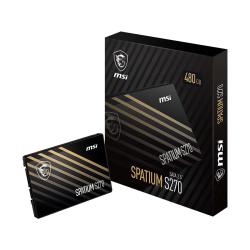 Dysk SSD MSI SPATIUM S270 480GB SATA3 2.5" (500/450 MB/s) 3D NAND 7mm