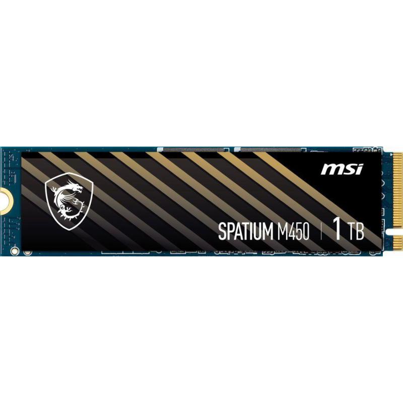 Dysk SSD MSI SPATIUM M450 1TB PCIe 4.0 NVMe M.2 2280 (3600/3000 MB/s) 3D NAND