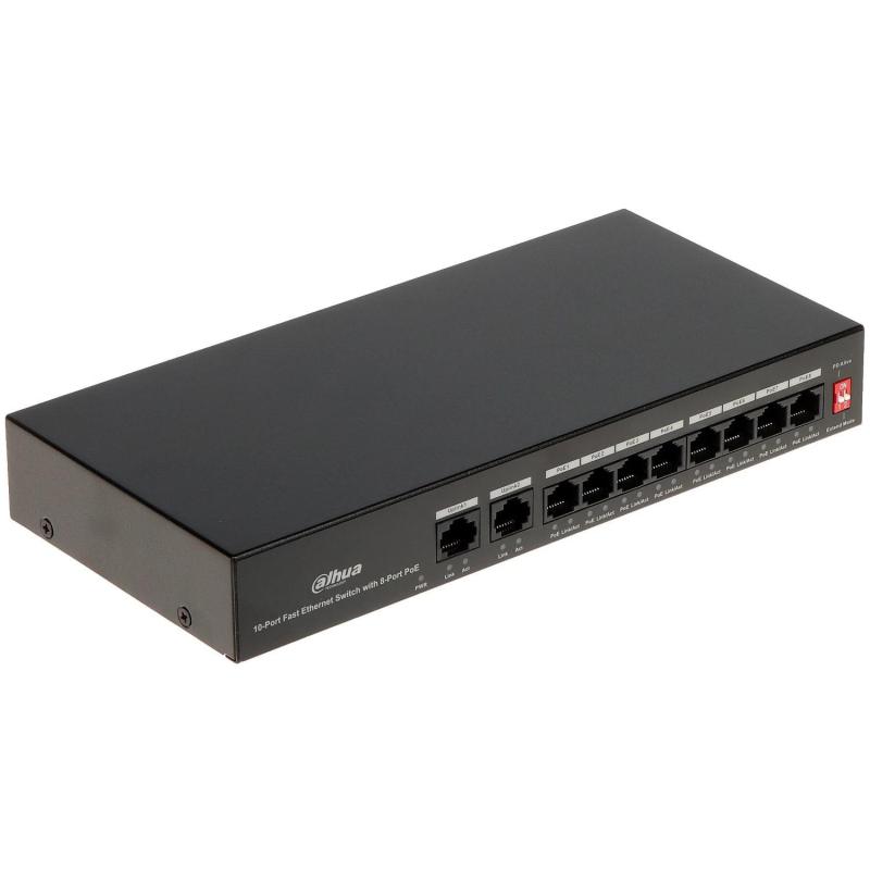 Switch PoE DAHUA PFS3010-8ET-65