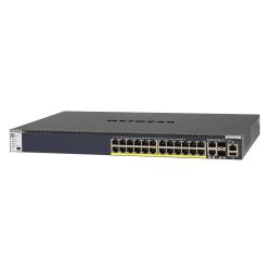 Netgear M4300 24G PoE+ Zarz 2xSFP 2x10G 380W