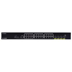 D-link-DGS-1250-28XMP/E 24-port Gigabit PoE switch