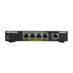 Netgear GS305P-200PES 5PT GE UNMANAGED SWCH W/ POE+