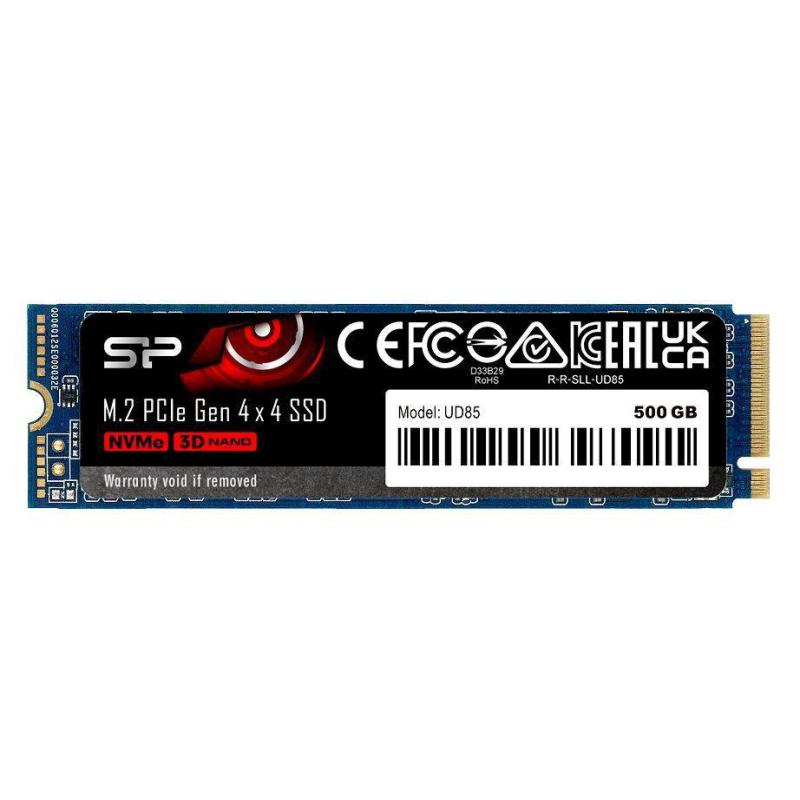 Dysk SSD Silicon Power UD85 500GB M.2 PCIe NVMe Gen4x4 NVMe 1.4 3600/2400 MB/s