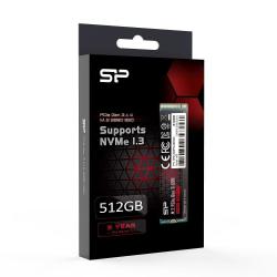 Dysk SSD Silicon Power A80 512GB M.2 PCIe Gen3x4 NVMe...