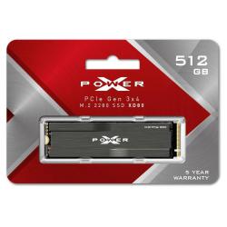 Dysk SSD Silicon Power XPOWER XD80 512GB M.2 PCIe Gen3x4...