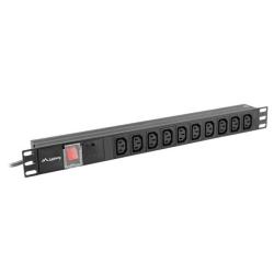 Listwa zasilająca Lanberg PDU-10I-0200-IEC-BK (10 gniazd...