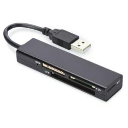 Czytnik kart Ednet 4-portowy USB 2.0 (CF, SD,...