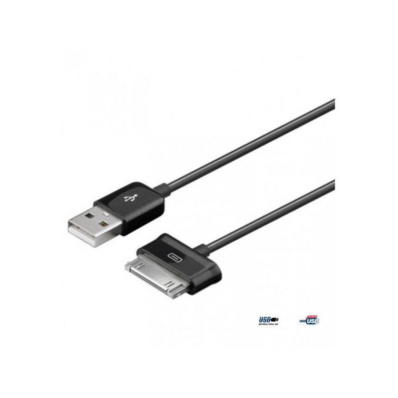 Kabel USB Techly do Samsung Galaxy Tab 1,2m, czarny