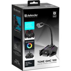 Mikrofon przewodowy Defender TONE GMC 100 STREAM strumieniowy USB