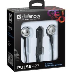 Słuchawki z mikrofonem Defender PULSE 427 douszne 4-pin czarne