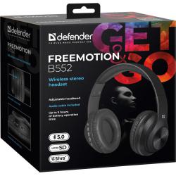 Słuchawki z mikrofonem Defender FREEMOTION B552 bezprzewodowe Bluetooth + MP3 Player