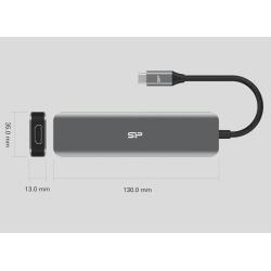 Stacja dokująca Silicon Power SU20 7in1 HDMI USB-C PD 60W...