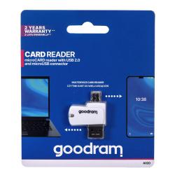 Czytnik kart GoodRam AO20-MW01R11 (Zewnętrzny MicroSD,...