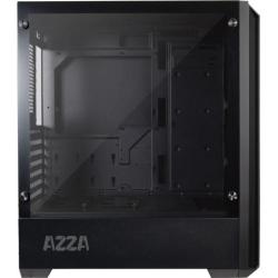 OBUDOWA ATX AZZA RAVEN 420DF1, 2xUSB 3.0, FANARGB, 480x205x425, BLACK, OKNO / LINKWORLD