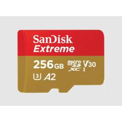 SANDISK EXTREME microSDXC 256 GB 190/130 MB/s A2