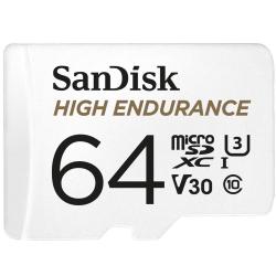 High Endurance microSDXC 64GB V30 z adapterem...