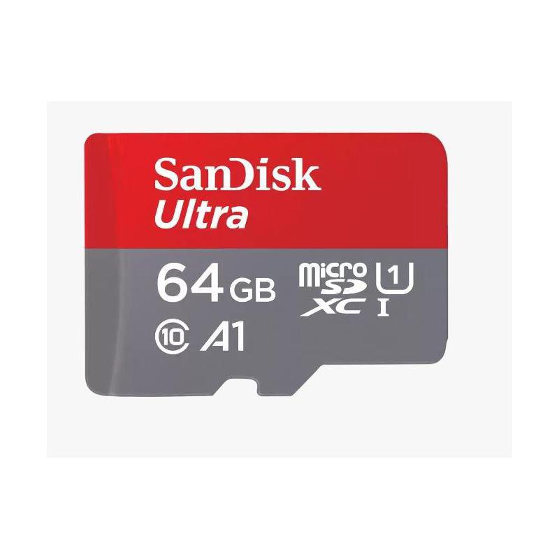 SANDISK ULTRA microSDXC 64GB 140MB/s + SD ADAPTER