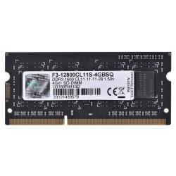 G.SKILL SO-DIMM DDR3 4GB 1600MHZ 1,5V F3-12800CL11S-4GBSQ