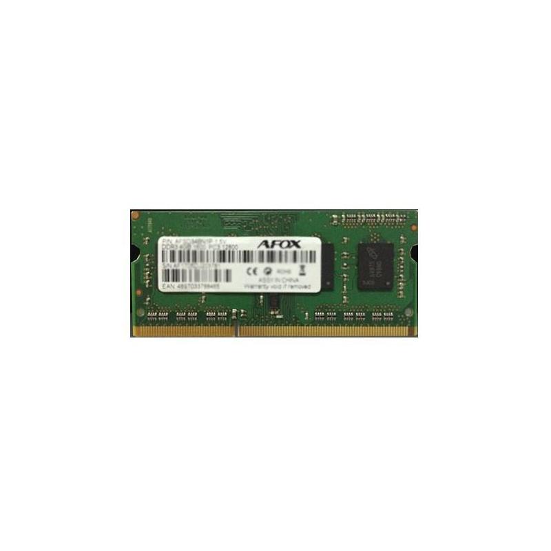 AFOX SO-DIMM DDR3 8GB 1600MHZ AFSD38BK1P