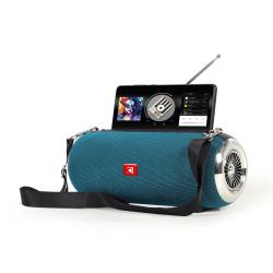 GEMBIRD PRZENOŚNY GŁOŚNIK BLUETOOTH SPK-BT-17-G FM-RADIO, WBUDOWANY MIKROFON, KOLOR ZIELONY, USB, AUX, MICROSD