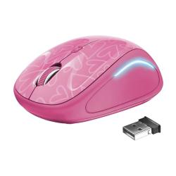 Mysz TRUST Yvi FX Wireless LED illumination Pink