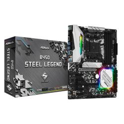 Płyta główna Asrock B450 STEEL LEGEND (AM4 4x DDR4 DIMM ATX CrossFireX)