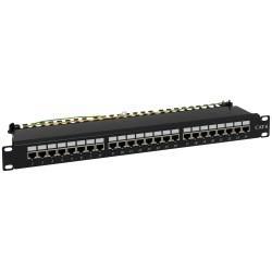 ALANTEC Patch panel 1U STP kat.6 24 porty LSA NAVI LED