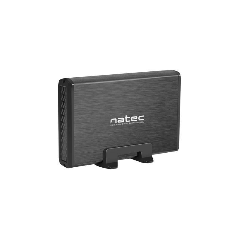 Obudowa na dysk HDD/SSD Natec RHINO USB 3.0 3.5" ALU Black Slim