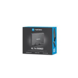 Obudowa na dysk HDD/SSD Natec RHINO USB 3.0 3.5" ALU Black Slim