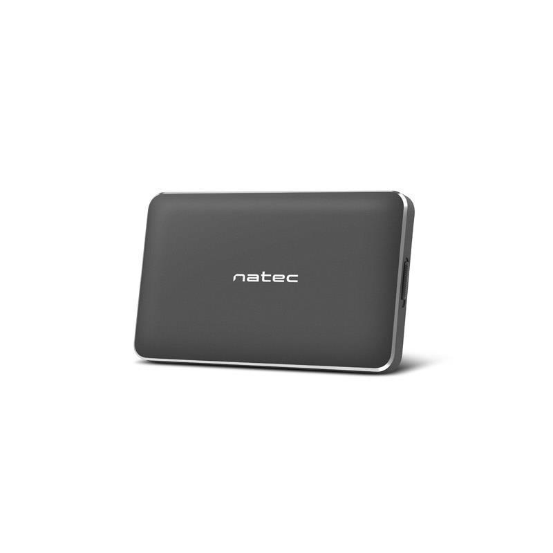 Obudowa na dysk HDD/SSD Natec Oyster Pro 2,5" USB 3.0 aluminium czarna slim